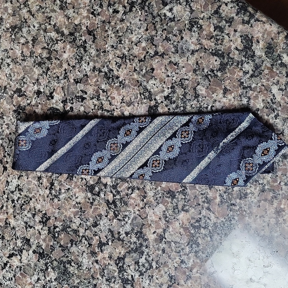 Marshall Field & company  tie pattern  vintage blue